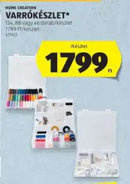 ALDI HOME CREATION VARRÓKÉSZLET ajánlat