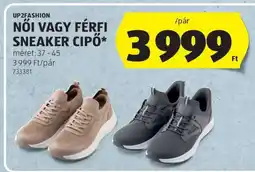 ALDI UP2FASHION NŐI VAGY FÉRFI SNEAKER CIPŐ ajánlat