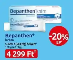 Benu Gyógyszertárak Bepanthen krém ajánlat