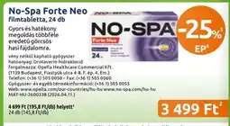 Benu Gyógyszertárak No-Spa Forte Neo ajánlat
