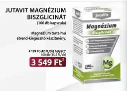 Benu Gyógyszertárak JUTAVIT MAGNÉZIUM BISZGLICINÁT ajánlat