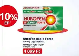 Benu Gyógyszertárak Nurofen Rapid Forte ajánlat