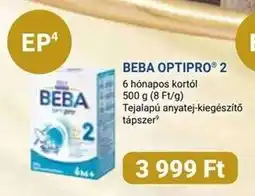 Benu Gyógyszertárak BEBA OPTIPRO 2 ajánlat