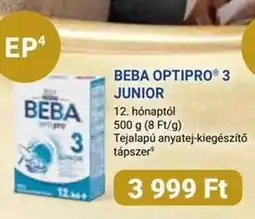 Benu Gyógyszertárak BEBA OPTIPRO 3 JUNIOR ajánlat