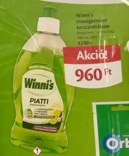 EcoFamily Winni's mosogatószer koncentrátum ajánlat