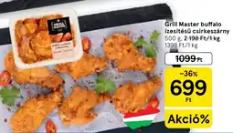 Tesco Grill Master buffalo ízesítésű csirkeszárny ajánlat