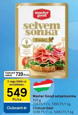 Tesco Master Good selyemsonka ajánlat