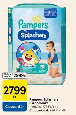 Tesco Pampers Splashers úszópelenka ajánlat