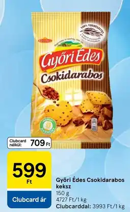 Tesco Győri Édes Csokidarabos keksz ajánlat