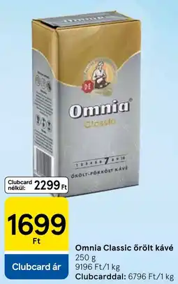 Tesco Omnia Classic őrölt kávé ajánlat