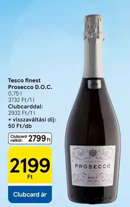 Tesco Tesco finest Prosecco D.O.C. ajánlat