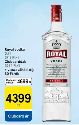 Tesco Royal vodka ajánlat