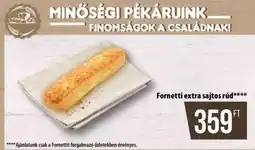 Coop Fornetti Extra sajtos rúd ajánlat