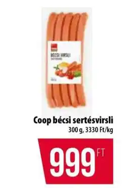 Coop Coop bécsi sertésvirsli ajánlat