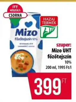 Coop Mizo UHT Főzőtejszín ajánlat