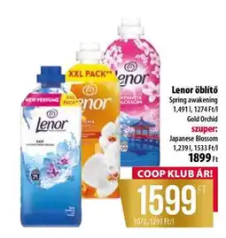 Coop LENOR Öblítő ajánlat
