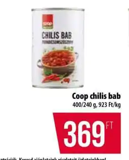 Coop Coop chilis bab ajánlat