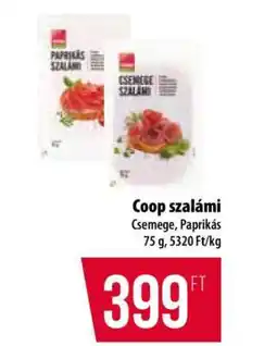Coop Coop szalámi ajánlat