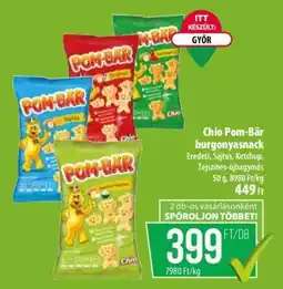 Coop Chio Pom-Bär burgonyasnack ajánlat