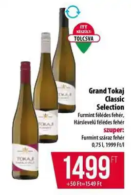 Coop Grand Tokaj Classic Selection ajánlat