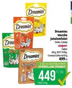 Coop DREAMIES Macska jutalomfalat ajánlat