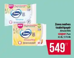 Coop Zewa nedves toalettpapír Almond Milk ajánlat