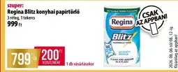 Coop REGINA BLITZ KONYHAI PAPÍRTÖRLŐ ajánlat