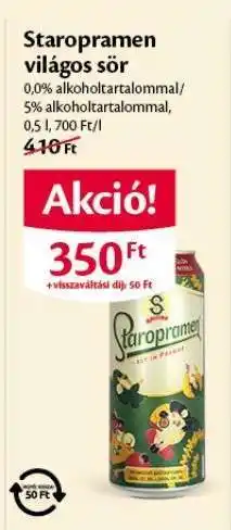 EcoFamily STAROPRAMEN Világos sör ajánlat