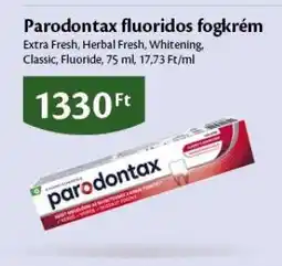 EcoFamily Parodontax fluoridos fogkrém ajánlat