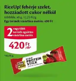 EcoFamily RiceUp! fehérje szelet, hozzáadott cukor nélkül ajánlat