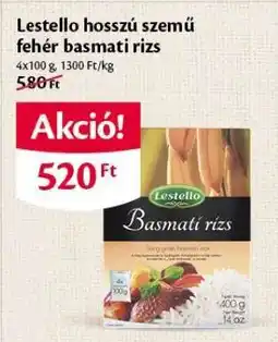 EcoFamily Lestello hosszú szemű fehér basmati rizs ajánlat