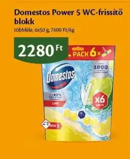 EcoFamily Domestos Power 5 WC-frissítő blokk ajánlat