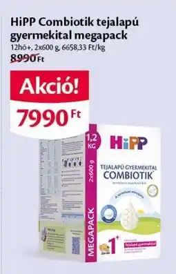 EcoFamily HiPP Combiotik tejalapú gyermektáplálék megapack ajánlat