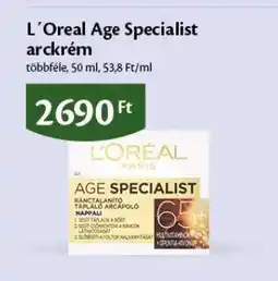 EcoFamily L´Oreal Age Specialist arckrém ajánlat