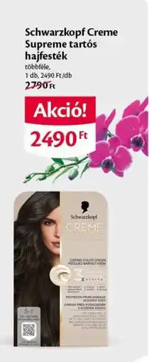 EcoFamily Schwarzkopf Creme Supreme tartós hajfesték ajánlat