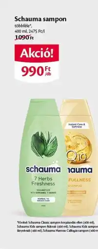 EcoFamily SCHAUMA Sampon ajánlat