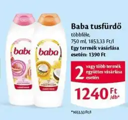 EcoFamily BABA Tusfürdő ajánlat