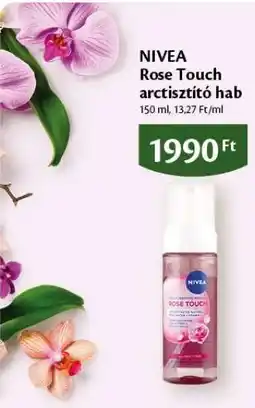 EcoFamily NIVEA Rose Touch arctisztító hab ajánlat