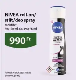 EcoFamily NIVEA roll-on/stift/deo spray ajánlat
