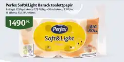 EcoFamily Perfex Soft&Light Barack toalettpapír ajánlat