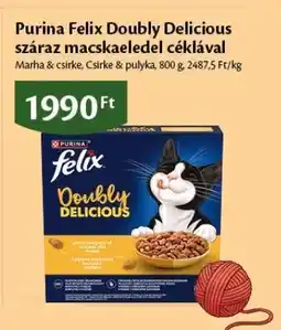 EcoFamily Purina Felix Doubly Delicious száraz macskaeledel céklával ajánlat
