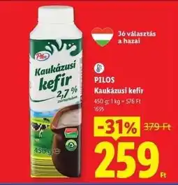 Lidl PILOS Kaukázusi kefir ajánlat