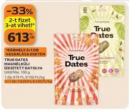 Auchan TRUE DATES MAGNÉLKÜLI, ÍZESÍTETT DATOLYA ajánlat
