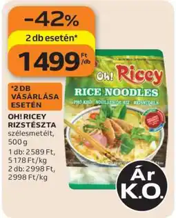 Auchan Oh! Ricey Rizstészta ajánlat