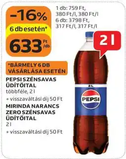 Auchan Pepsi szénsavas üdítőital ajánlat