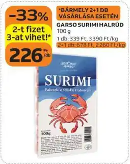 Auchan GARSO SURIMI HALRÚD ajánlat