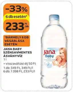 Auchan Jana Baby Szénsavmentes Ásványvíz ajánlat