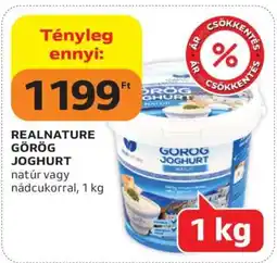 Auchan Realnature görög joghurt ajánlat