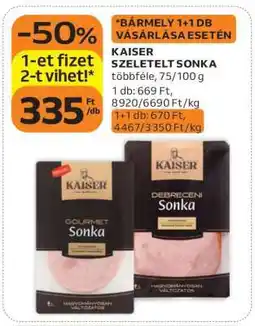 Auchan Kaiser szeletelt sonka ajánlat