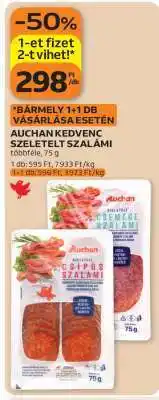Auchan Auchan Kedvenc Szeletelt Szalámi ajánlat